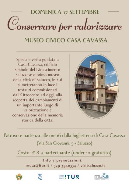 Conservare per valorizzare, Saluzzo CN, 17/09/2023 - Piemonte in Festa