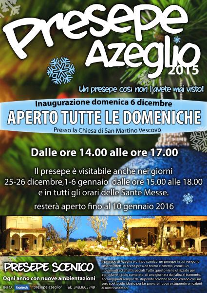 Presepe scenico azeglio 2015