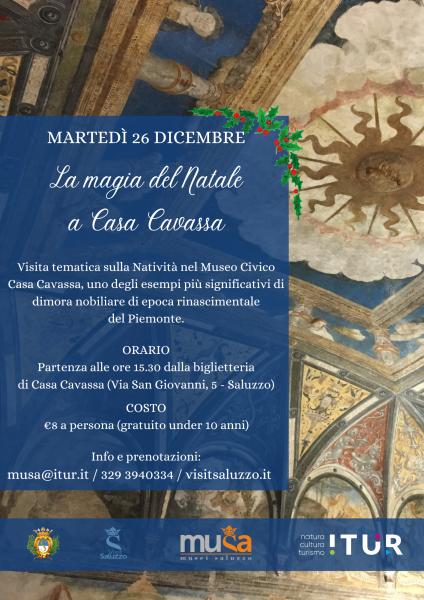 La magia del Natale a Casa Cavassa