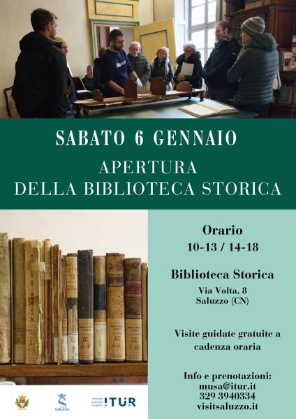 Apertura della Biblioteca Storica di Saluzzo