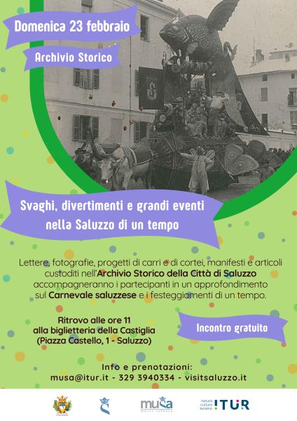 Svaghi, divertimenti e grandi eventi nella Saluzzo di un tempo